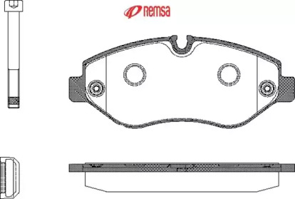 Комплект тормозных колодок METZGER 1245.00